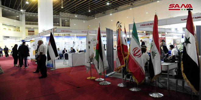 Lancement des activités du Salon international du Fret et du Dédouanement dans la Cité des Foires à Damas