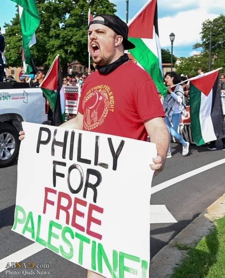 Manifestations de solidarité avec le peuple palestinien à Philadelphie, USA