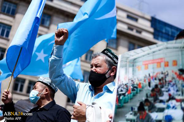 Photos: Solidarity with Uighur Muslims in Brussels