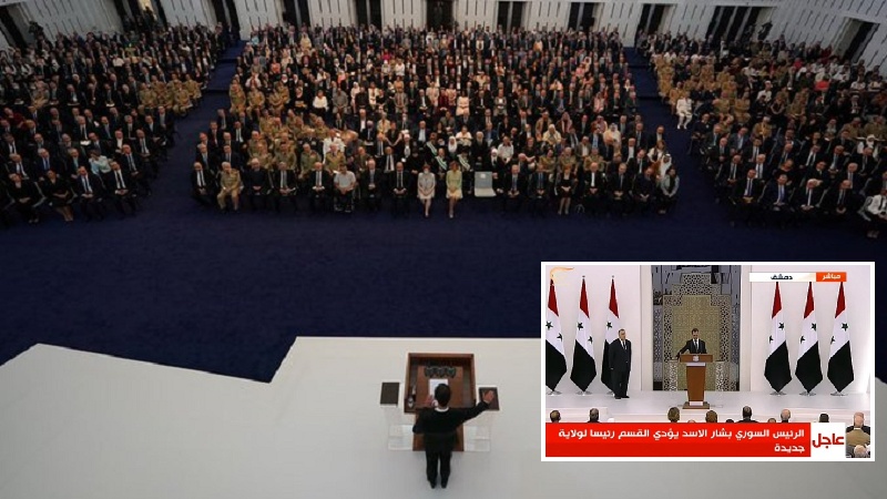 روس نے بشار اسد کی حلف برداری کی تقریب پر ممکنہ کیمیائی حملوں کی خبر دی