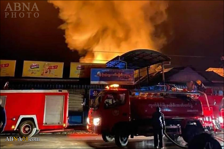 ကြတ္ခိုင္ ၿမိဳ႕မ စည္ပင္သာယာ ေဈး တြင္ ယေန႔ နံနက္ အေစာပိုင္း က မီးေလာင္မႈ ျဖစ္ပြား