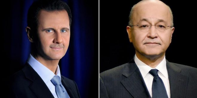 Syrian, Iraqi President discuss coordination of fight against terror