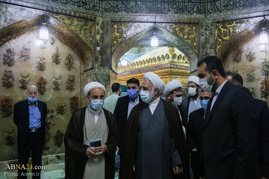 Photos: Iran's Judiciary Chief visits Hazrat Masoumah's holy shrine