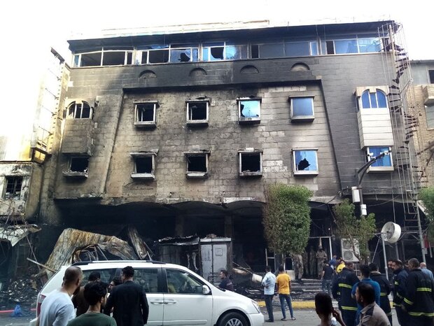Fire breaks out in hotel in Karbala, killing one child