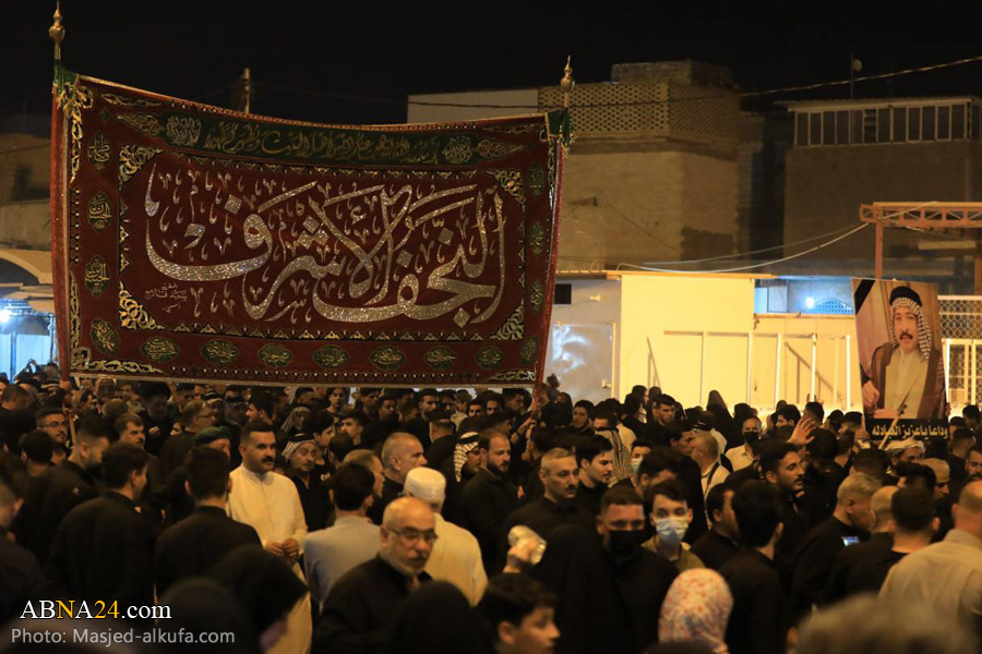 تصویری رپورٹ/ شب شہادت جناب مسلم، مسجد کوفہ میں جلوس عزا برآمد