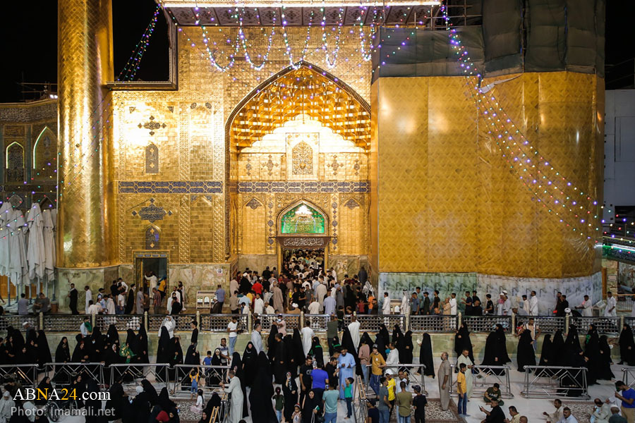 تقارير مصورة / حرم امير المؤمنين (ع) في ليلة عيد الأضحى المبارك