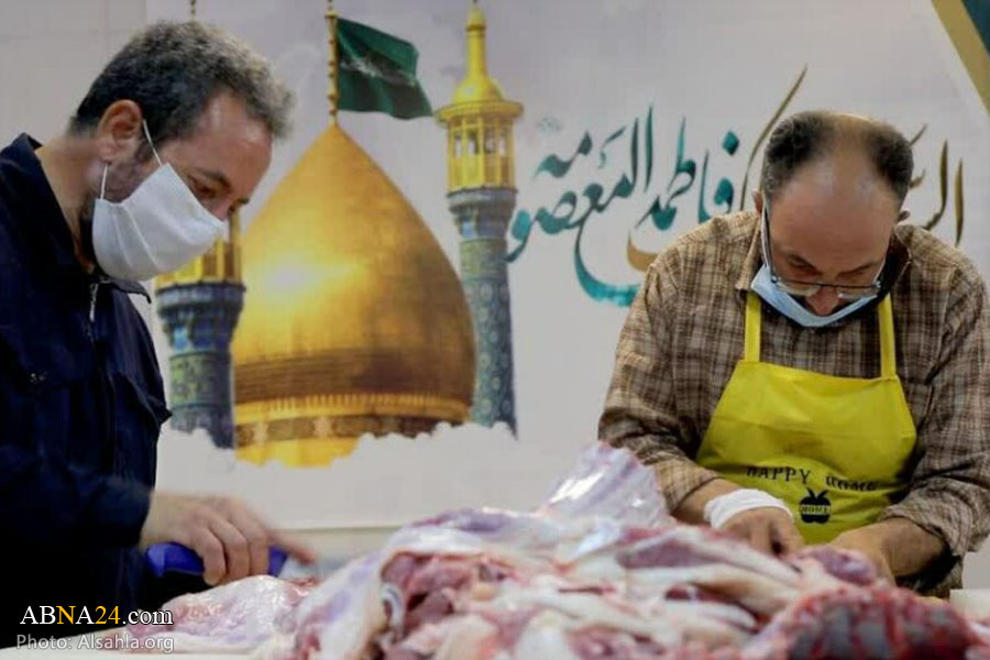 تقارير مصورة / توزيع لحوم الأضاحي بمناسبة عيد الأضحى المبارك للمحتاجين بقم المقدسة
