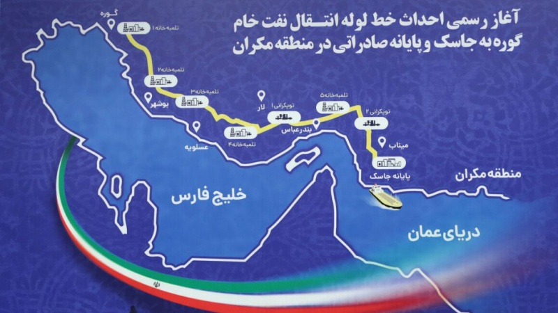 ایک ہزار کلومیٹر طویل تیل پائپ لائن کا افتتاح