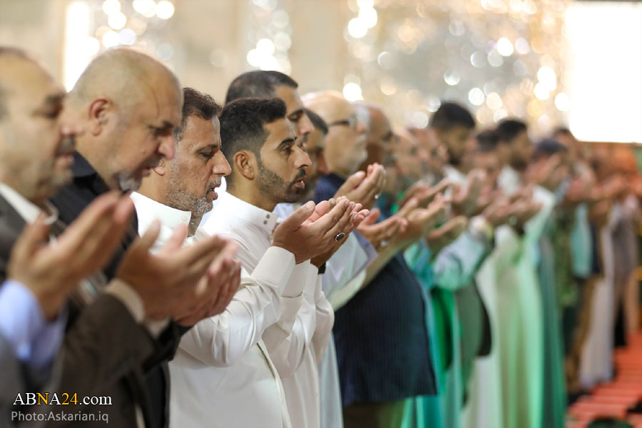 تقارير مصورة / إقامة صلاة عيد الأضحى المبارك في حرم الامامين العسكريين (ع)