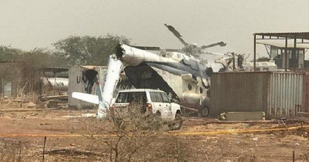 سقوط مروحية عسكرية اثيوبية في الصومال