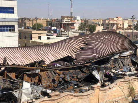 محافظ ذي قار يكشف سبب حريق مستشفى الإمام الحسين بالناصرية