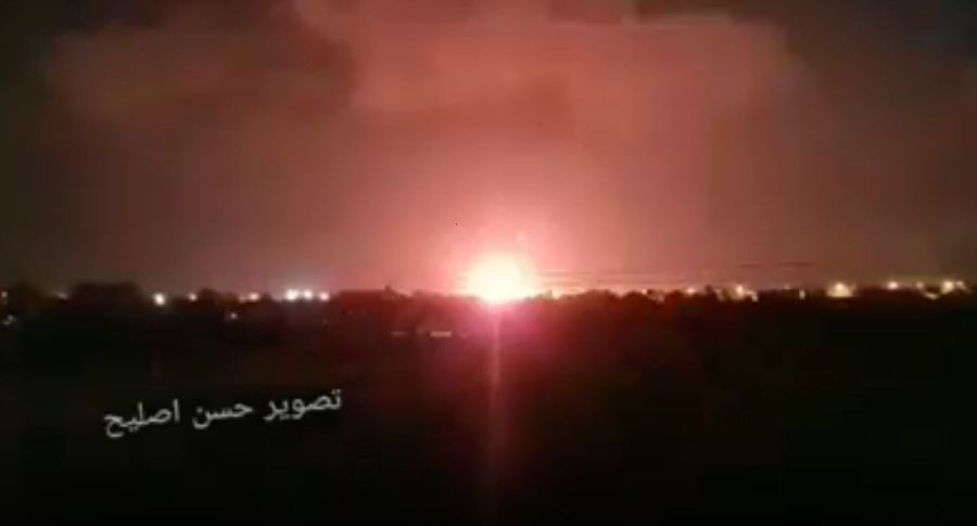 Video: Israeli warplanes carried out airstrikes last night targeting an area in center of Gaza