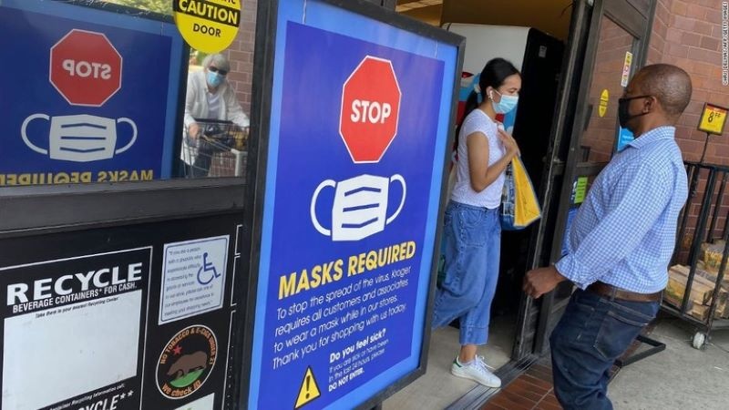 米ＣＤＣ、ワクチン接種者にもマスク着用を求める