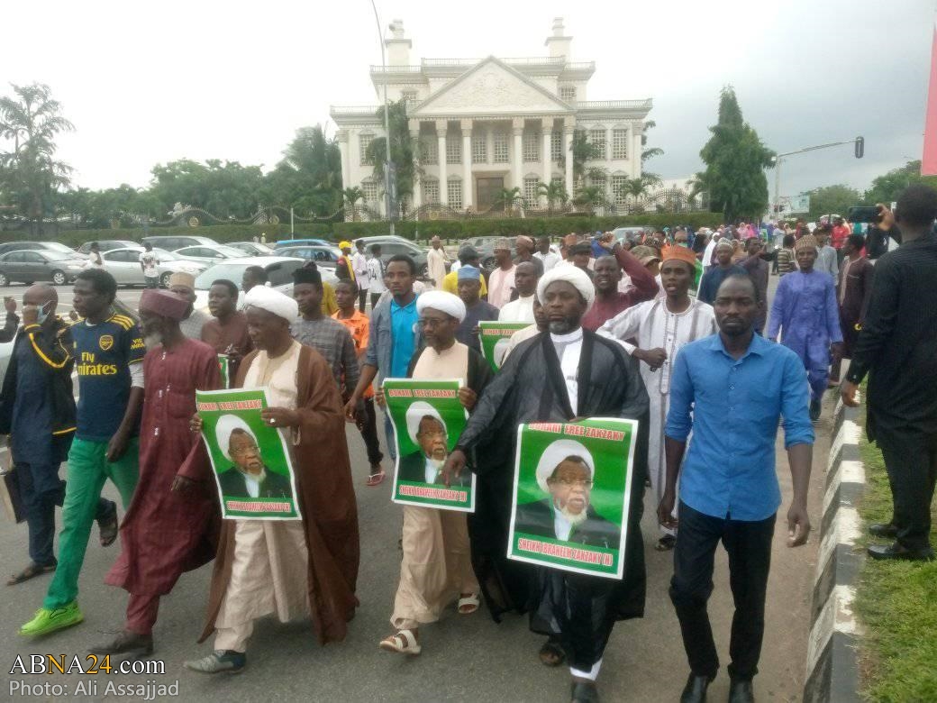 Photos : Manifestation de masse « Zakzaky libre » devant le bureau des droits de l'homme à Abuja, Nigeria 28.07.2021