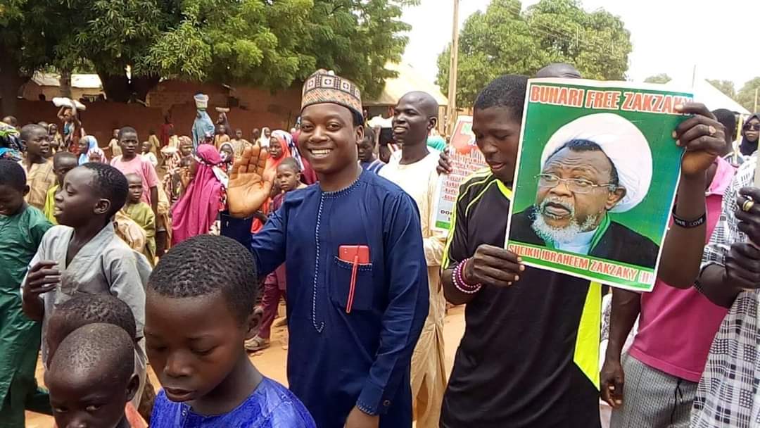 Photos: Hundreds marched in Contagora Nigeria to celebrate Sheikh Zakzaki's release