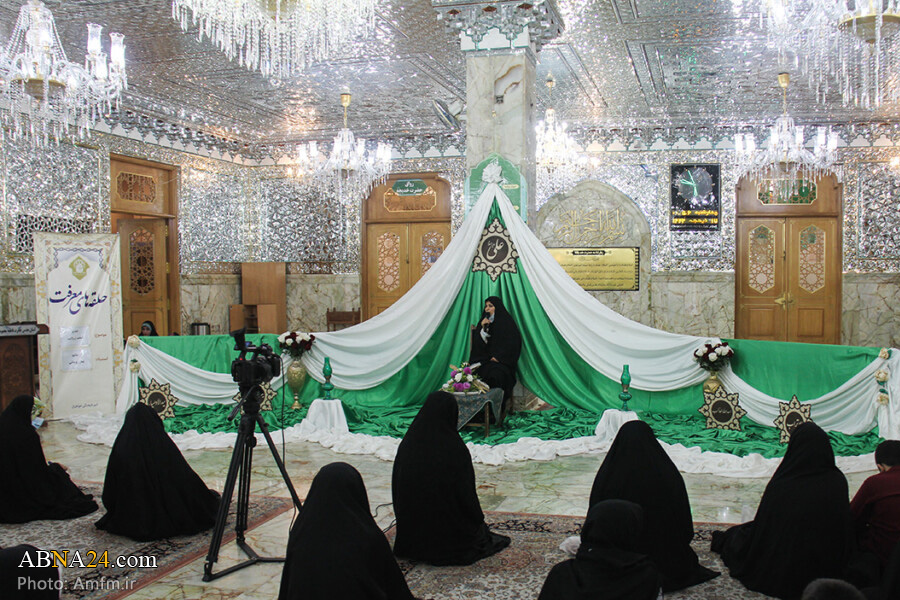 تصویری رپورٹ/ حرم بی بی معصومہ(ع) میں خواتین کی محفل مقاصدہ
