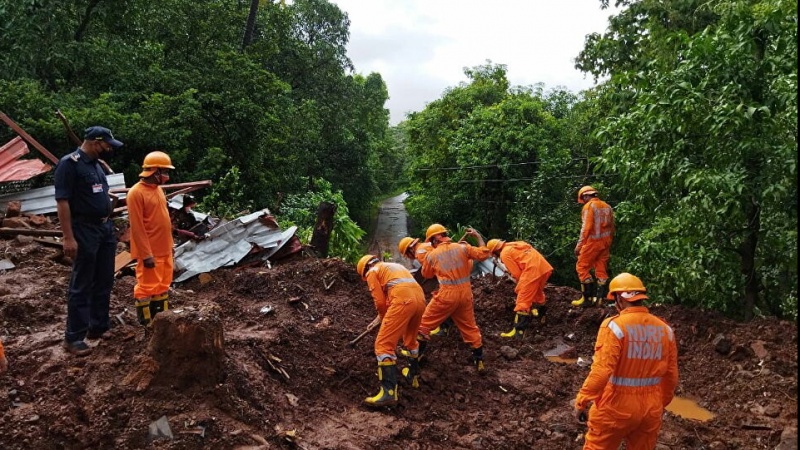 インド北部で、土砂崩れにより16人が死亡