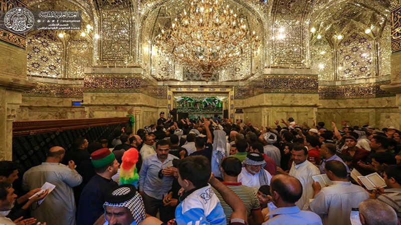 امام موسی کاظم علیہ السلام کا یوم ولادت، کاظمین میں زائرین کا ہجوم