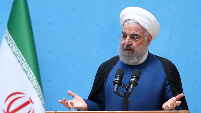 ترقیاتی منصوبوں کا افتتاح دشمن کی آنکھوں کا کانٹا ہے: صدر روحانی