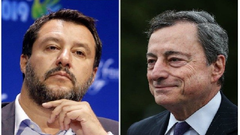 Salvini a Draghi: Problemi a sostenerlo, stop sbarchi
