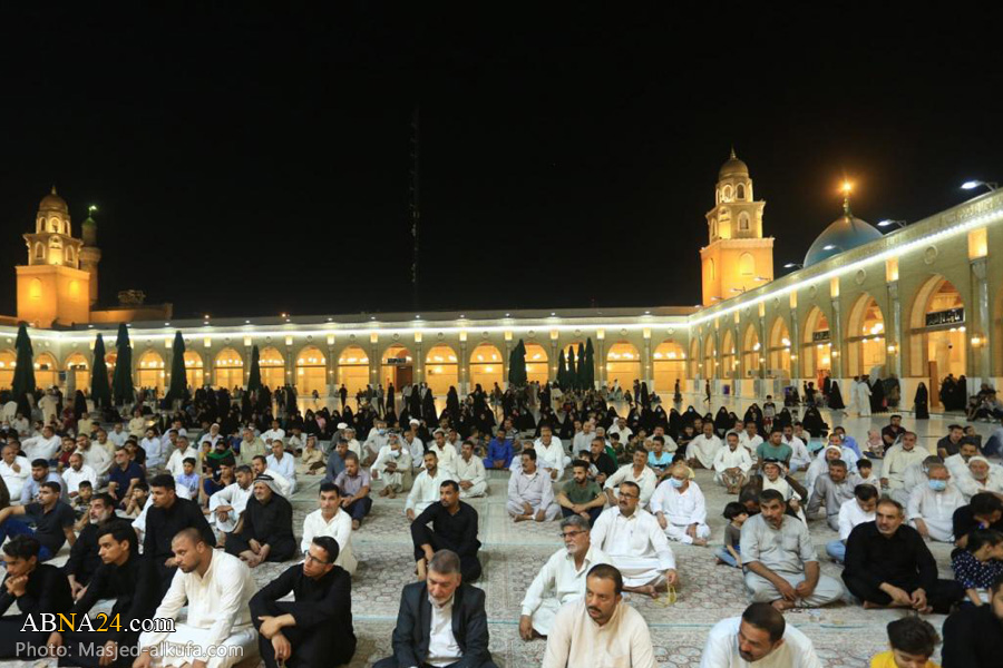 تصویری رپورٹ/ مسجد کوفہ میں جناب میثم تمار کی شہادت کی مجلس