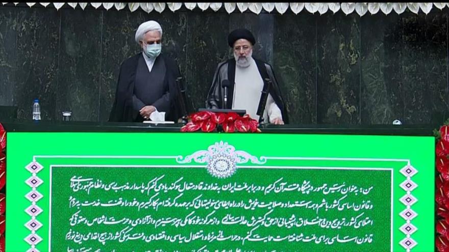 “Sayyed Ebrahim Raisí presta juramento como 8.º presidente de la República Islámica de Irán”