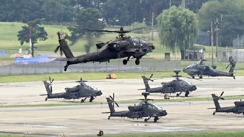 米韓軍事演習、兵力規模を縮小へ