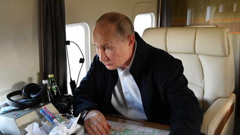 Путин јанғына мәруз галмыш бөлҝәләрә сәфәр едиб