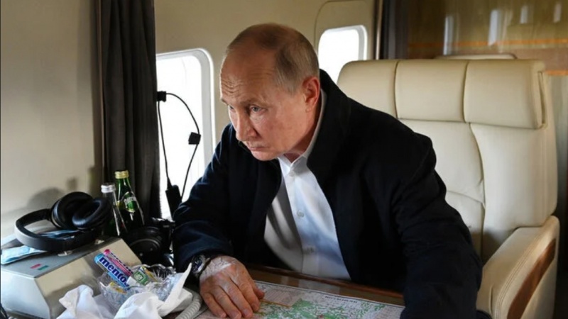 Putin yangın bölgelerine gitti