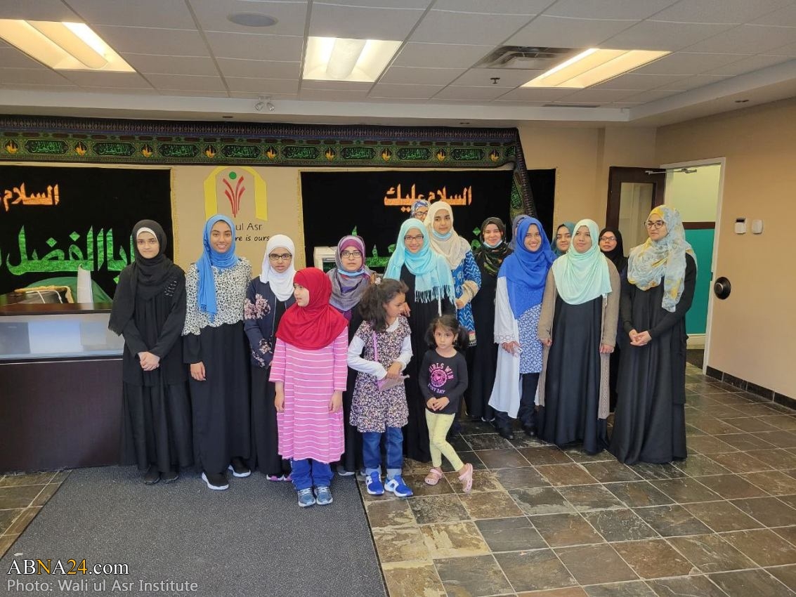 Photos: Students' assist in preparing Wali ul Asr Center of Caledon, Canada for Muharram 1443