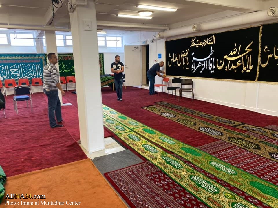 تقارير مصورة / تحضيرات في مؤسسة "المنتظر عج" الثقافية بمدينة مالمو لاستقبال شهر محرم