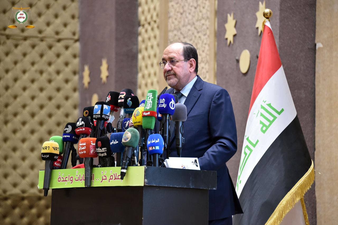 المالكي: الانتخابات ستجرى في موعدها المحدد مهما قالوا وفعلوا وهددوا