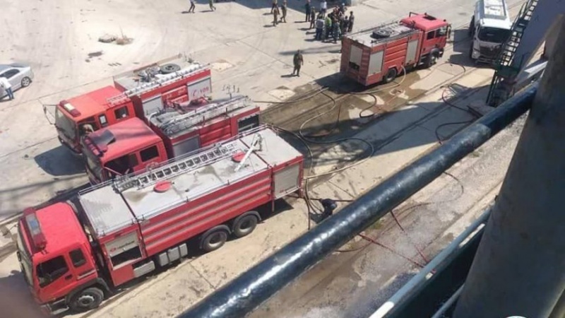 Lazkiye'de yanan gemi İran'a ait değil
