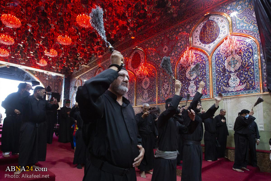 تقارير مصورة / مواكبُ العزاء العاشورائيّة تبدأ مراسيمَها في كربلاء المقدسة 