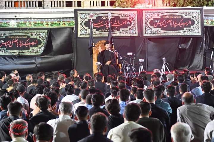 Photos: Imam Hussain mourning ceremony at Imambargah Hazara Nachari of Quetta, Pakistan