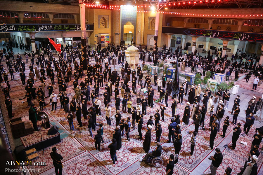 تقارير مصورة / مجلس عزاء حسيني بالليلة الثانية من شهر محرم في حرم السيدة المعصومة (ع)