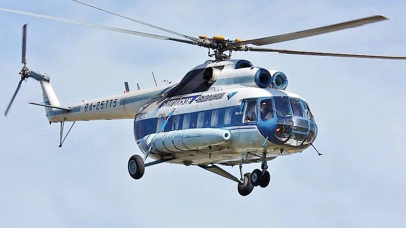 Rusya'da helikopter kazası; 8 kişi kayıp