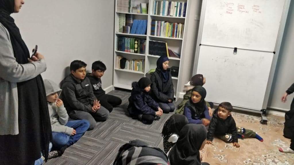 Photos: Children's program of mourning on Muharram at Imam Hasan center in Canberra, Australia
