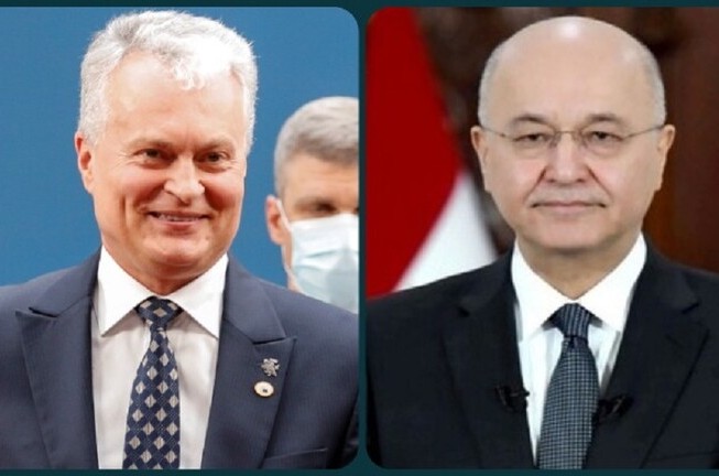 الرئيس العراقي لنظيره الليتواني: نحقق في توريط عراقيين مع شركات الاتجار بالبشر