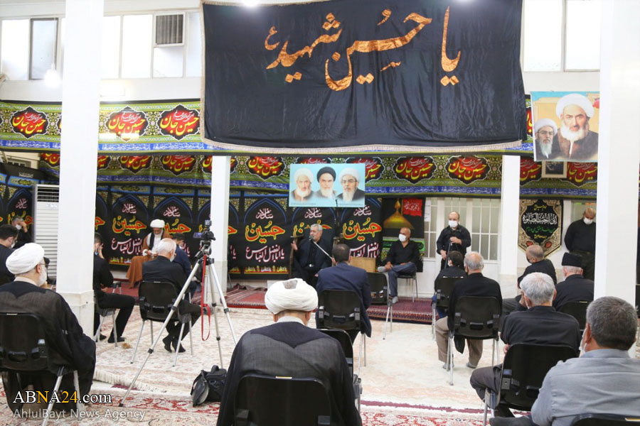 Photos: Muharram mourning ceremony at Ayatollah Fazil Lankarani's office in Qom, Iran