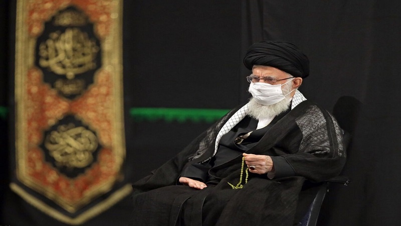 İmam Humeyni -ks- hüseyniyesinde yas merasimi