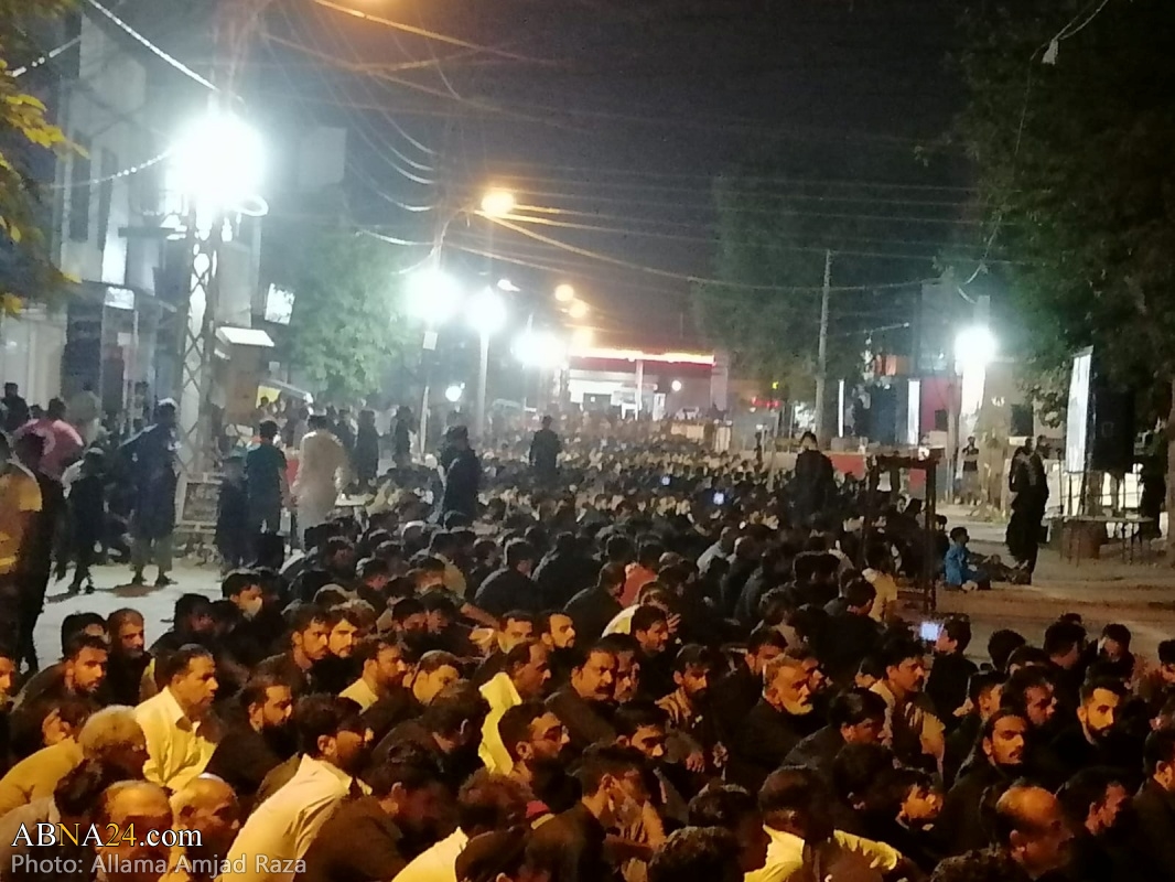 Photos : Muharram pleurant le Majlis à Hussainiya Muhammad Abdullah à Sialkot, au Pakistan