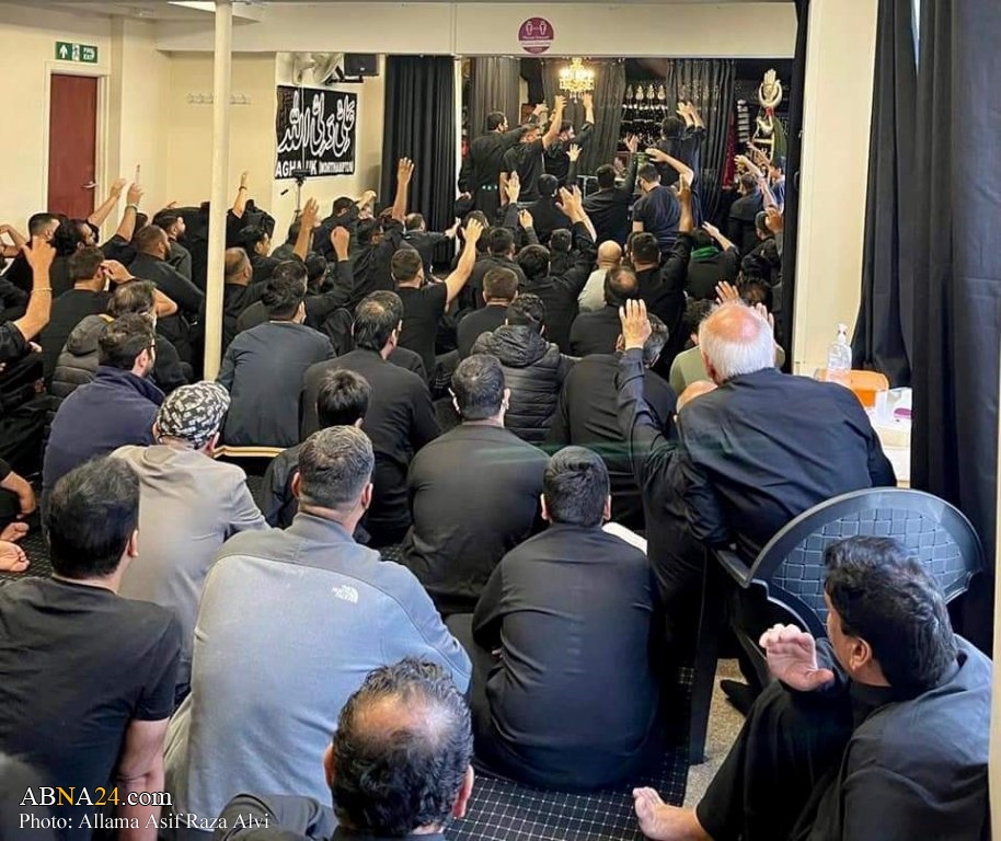 Photos: Muharram mourning Majlis at Hussainiya Dua e Zahra in Northampton, England