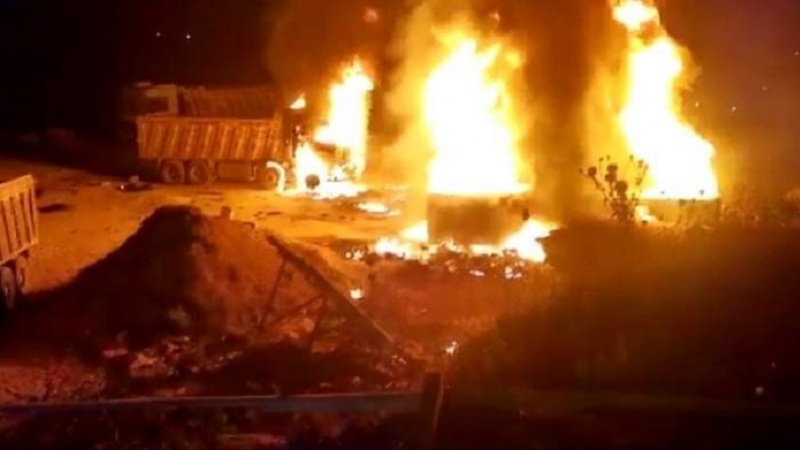 黎巴嫩油罐车爆炸遇难者人数增加