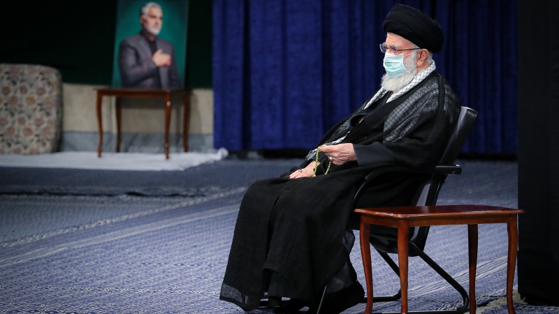 İslam İnkılabı Rehberinin Huzurunda Hüseyni Matem Merasimi
