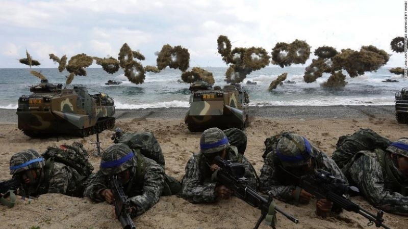 米韓合同軍事演習始まる　北朝鮮反発も