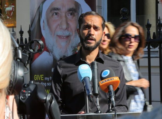 الناشط علي مشيمع: لا زلنا قلقين على صحة والدي الرمز المسجون