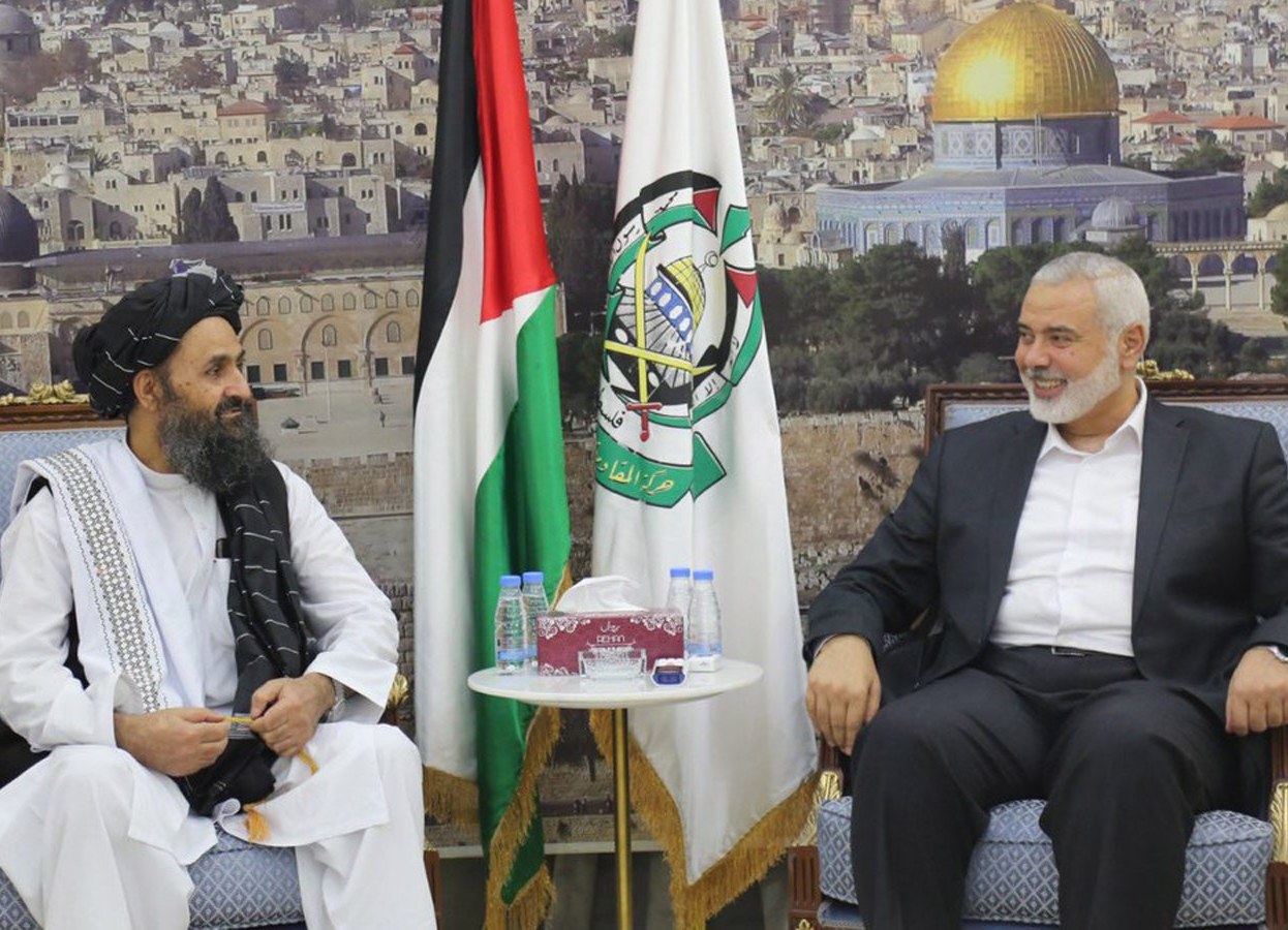 إسماعيل هنية يهنئ "حركة طالبان" بزوال الاحتلال ويشيد بأدائها