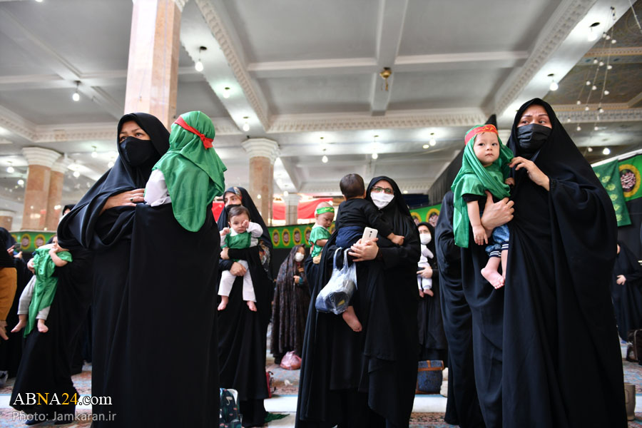تصویری رپورٹ/ جمکران میں حسینی شیر خوار بچوں کی خصوصی تقریب کا انعقاد