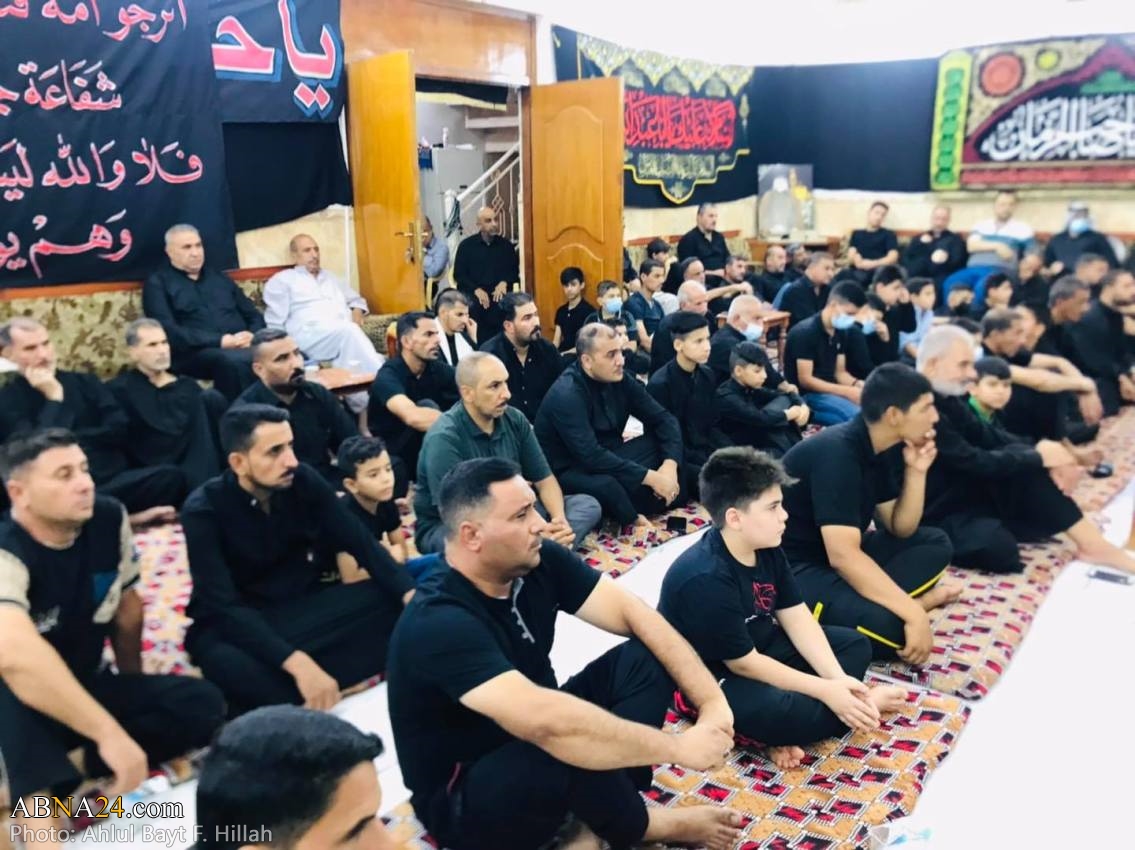 تقارير مصورة / مؤسسة أهل البيت (ع) للثقافة والإرشاد تقيم مجلس عزاء حسيني في الحلة